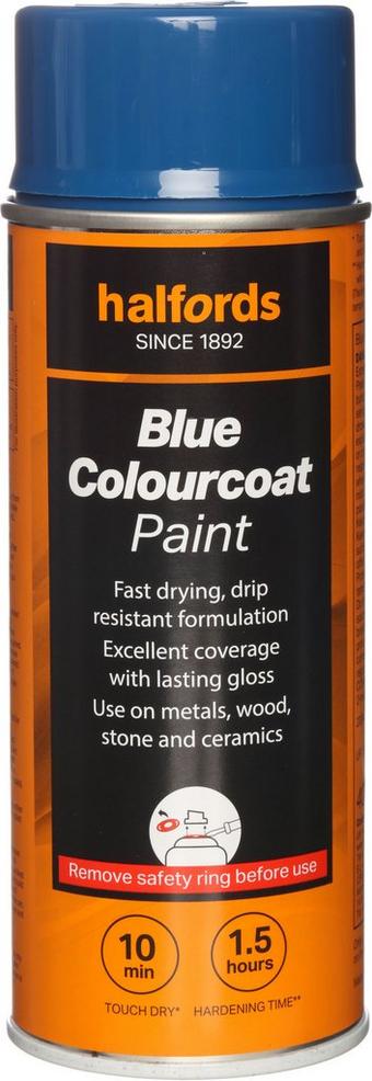 Halfords Colourcoat Blue Paint 400ml