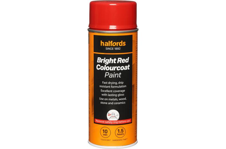 Halfords Colourcoat Ignition Red Paint 400ml Halfords Colourcoat Ignition Red Paint 400ml