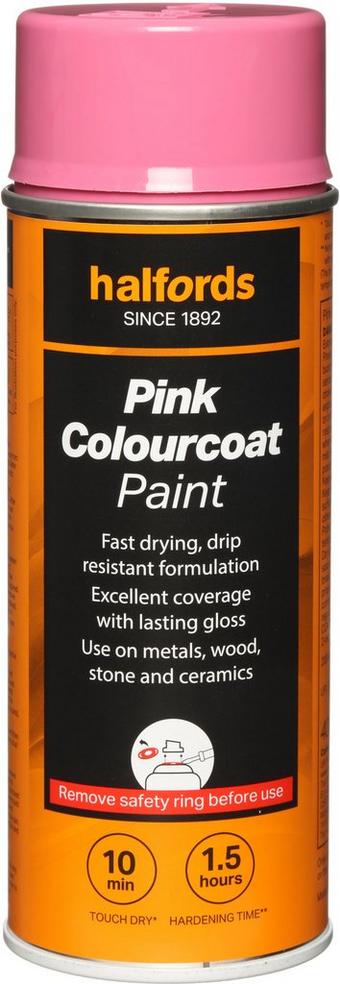 Halfords Colourcoat Candy Pink 400ml