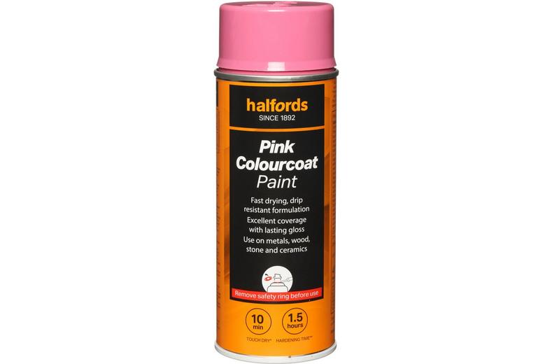 Halfords Colourcoat Candy Pink 400ml Halfords Colourcoat Candy Pink 400ml