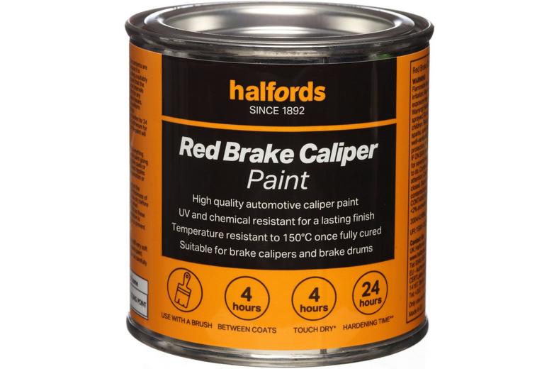 Halfords Red Brake Caliper Paint 250ml Tin Halfords Red Brake Caliper Paint 250ml Tin