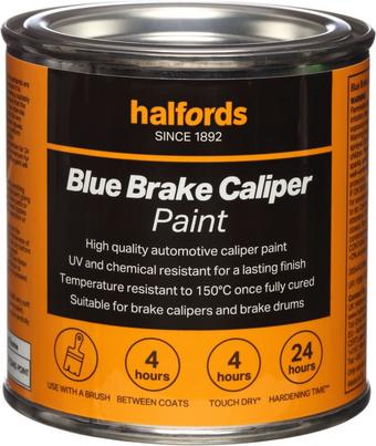 Halfords Blue Brake Caliper Paint 250ml Tin