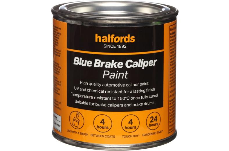 Halfords Blue Brake Caliper Paint 250ml Tin Halfords Blue Brake Caliper Paint 250ml Tin