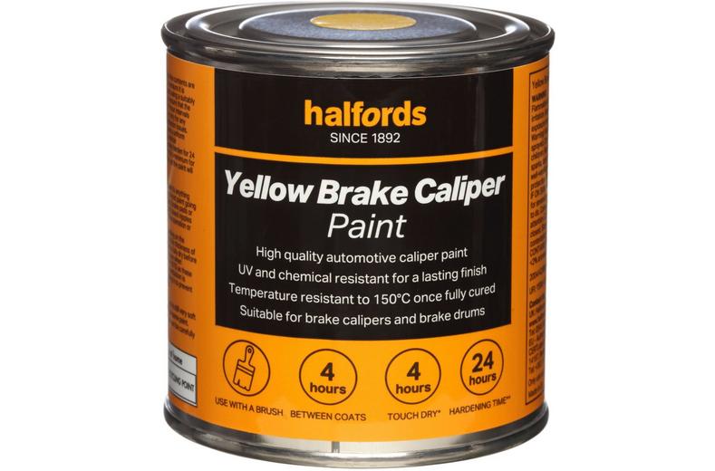 Halfords Yellow Brake Caliper Paint 250ml Tin Halfords Yellow Brake Caliper Paint 250ml Tin