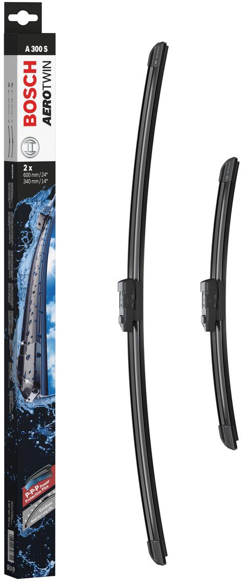 Bosch A300S Wiper Blades - Front Pair
