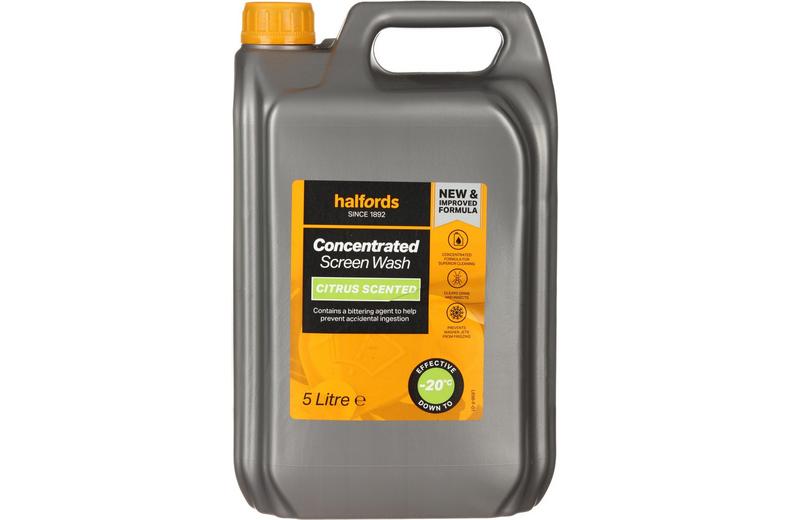 Halfords -20°C Concentrate Screen Wash 5L Halfords -20°C Concentrate Screen Wash 5L
