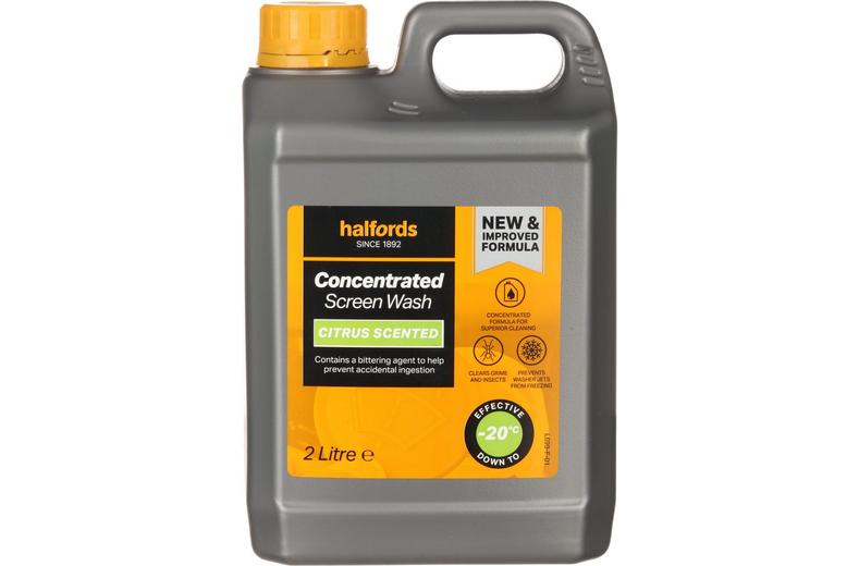 Halfords -20°C Concentrate Citrus Screenwash 2L Halfords -20°C Concentrate Citrus Screenwash 2L