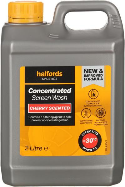 Halfords -30°C Concentrate Cherry Screenwash 2L Halfords -30°C Concentrate Cherry Screenwash 2L