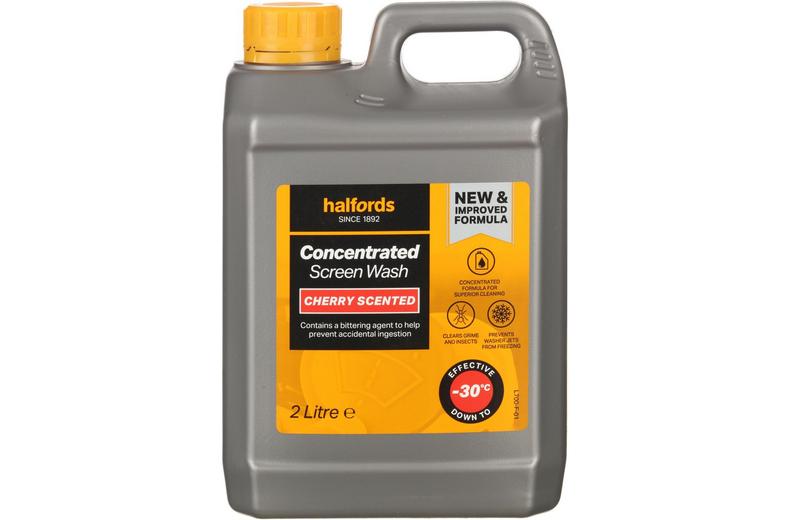 Halfords -30°C Concentrate Cherry Screenwash 2L Halfords -30°C Concentrate Cherry Screenwash 2L