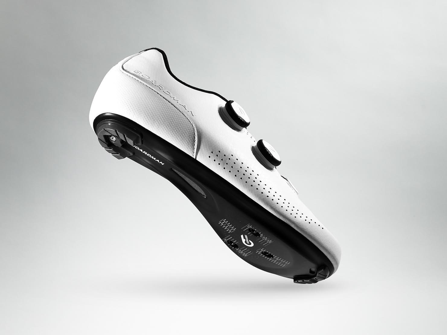 Boardman Carbon Cycling Shoe, White