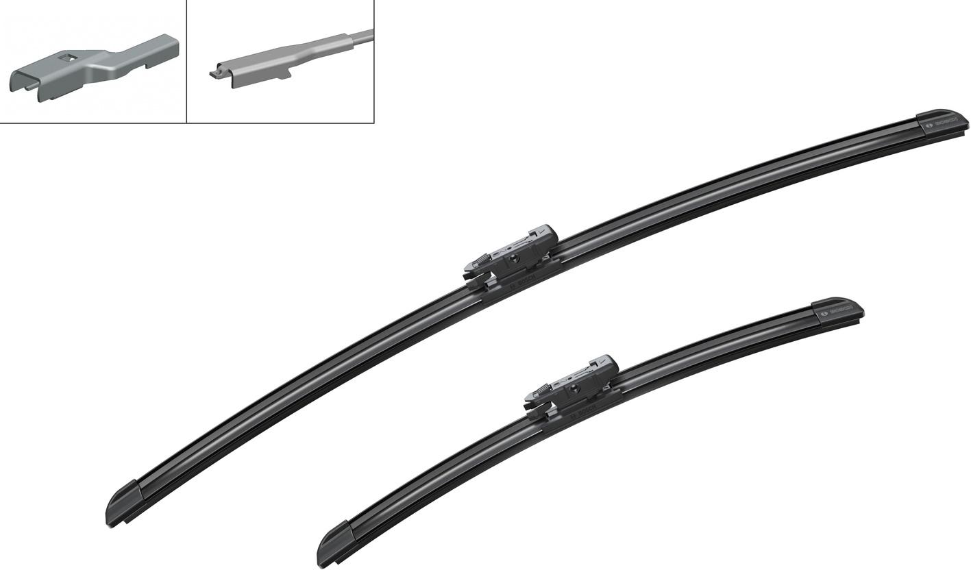Bosch A293S Wiper Blades - Front Pair