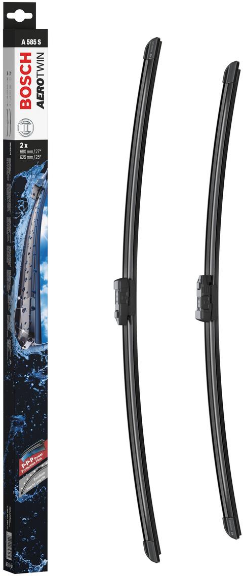 Bosch A585S Wiper Blades - Front Pair
