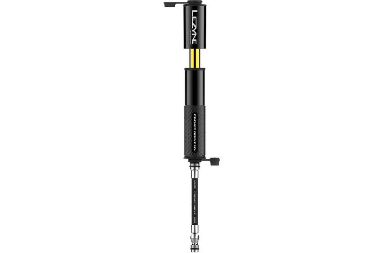 Lezyne Pocket Drive High Volume Hand Pump, Black Lezyne Pocket Drive High Volume Hand Pump, Black