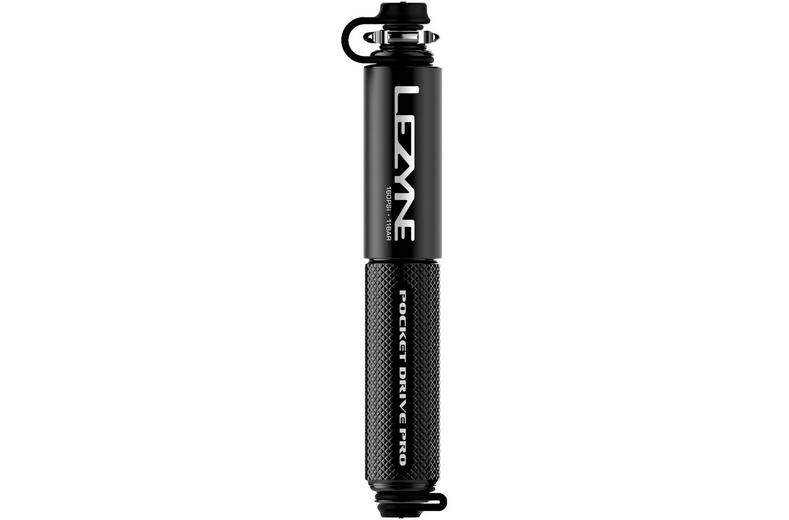 Lezyne Pocket Drive Pro HP Hand Pump, Matt Black Lezyne Pocket Drive Pro HP Hand Pump, Matt Black