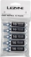 Halfords Lezyne CO2 Cartridges x 5, 16g | Extra 8% off for BC Members
