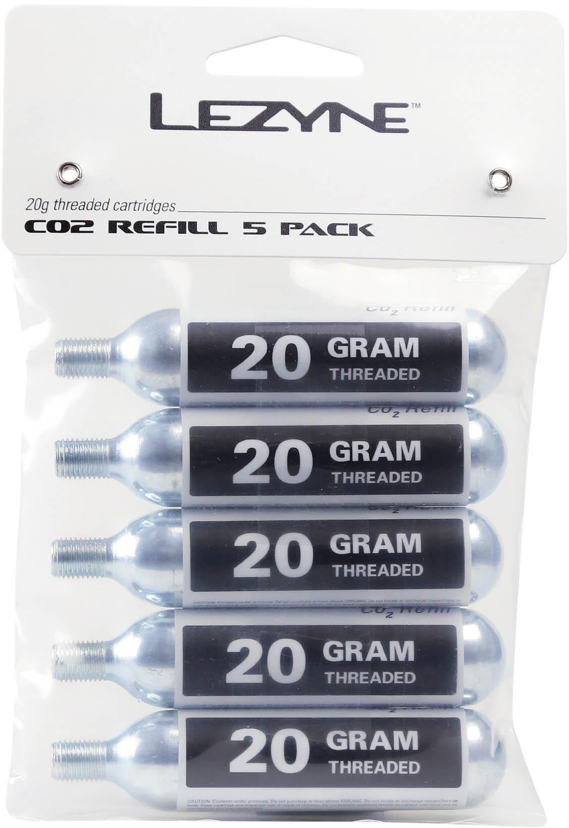 Halfords Lezyne Co2 Cartridges X 5, 20G | Extra 8% off for BC Members