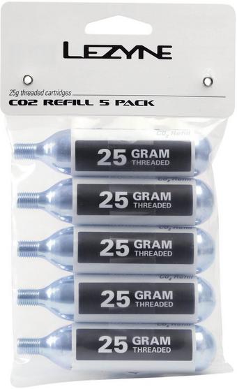 Lezyne CO2 Cartridges x 5, 25g