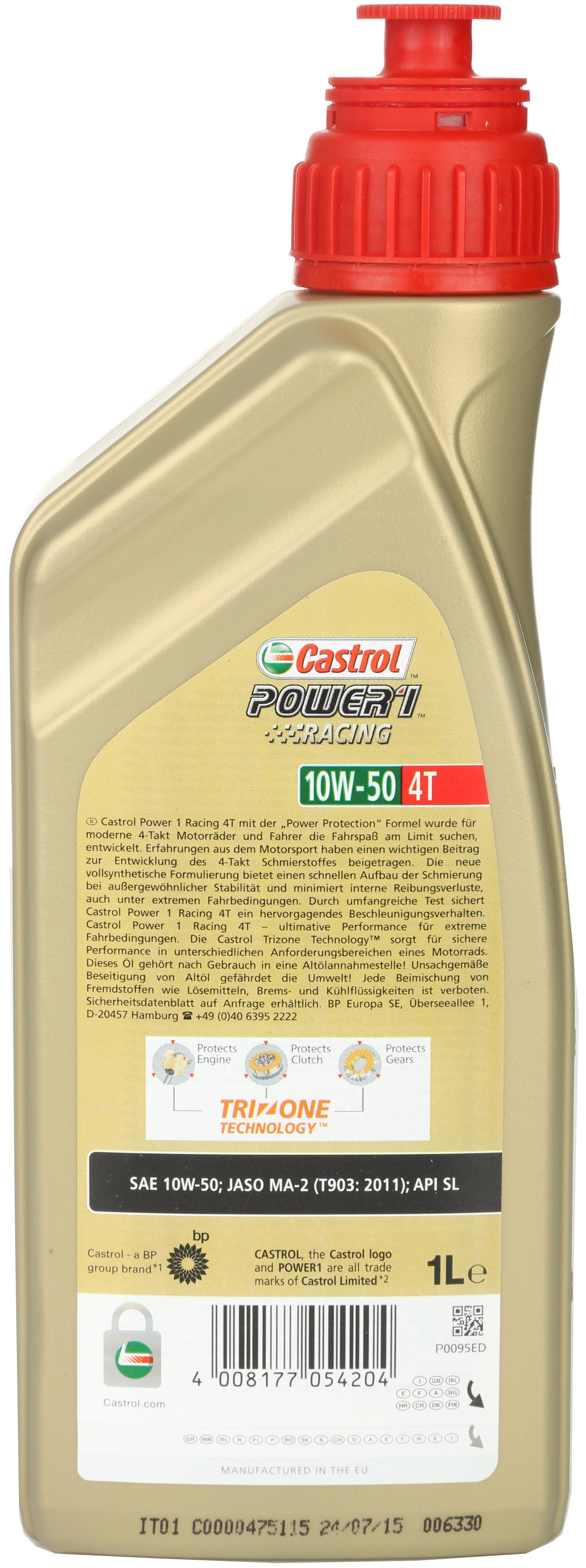 Castrol Power 1 Racing 4t 10w 50 Halfords Uk