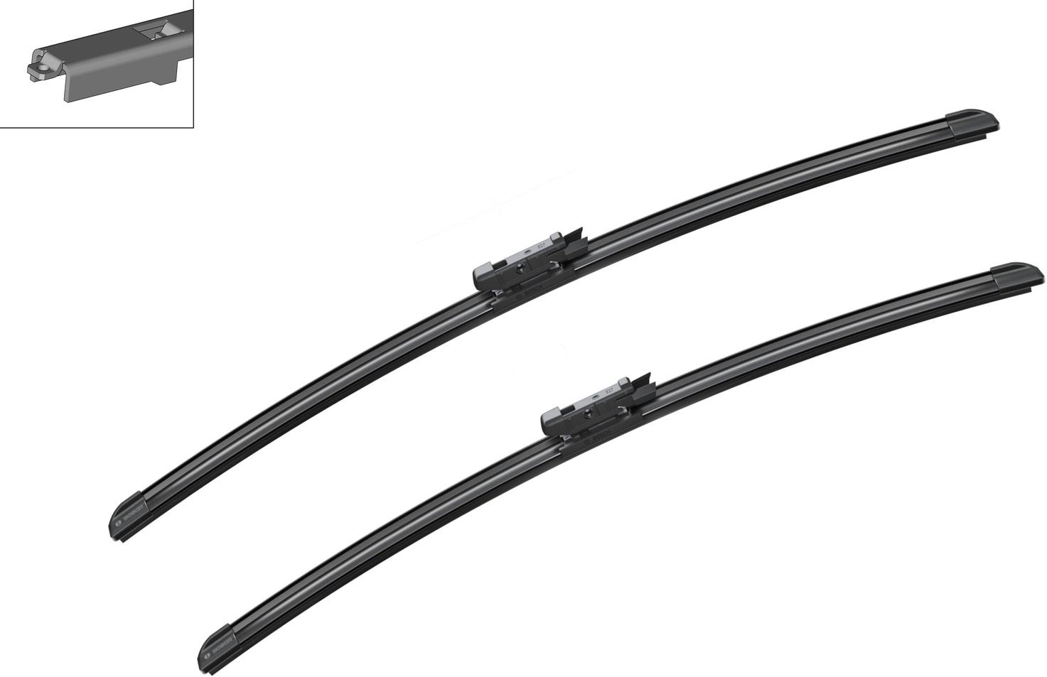 Bosch A955S Wiper Blade - Front Pair