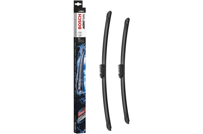 Bosch A308S Wiper Blade - Front Pair Bosch A308S Wiper Blade - Front Pair