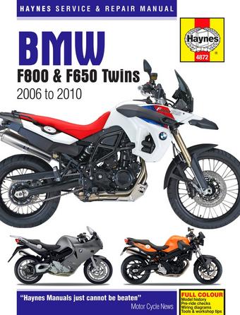Haynes BMW F800 (F650) Twins (06-10) Manual