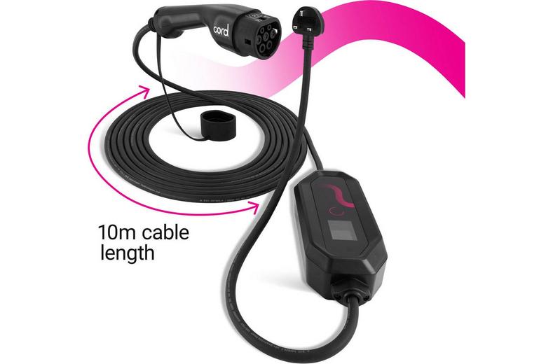 Cord Portable Charger 10 metre 230V 6A-8A-10A Max 2.3kW Cord Portable Charger 10 metre 230V 6A-8A-10A Max 2.3kW