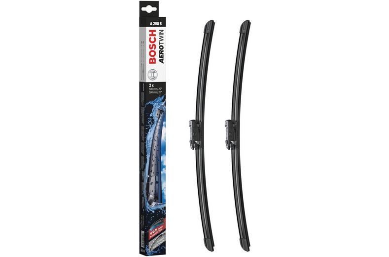 Bosch A208S Wiper Blade - Front Pair Bosch A208S Wiper Blade - Front Pair