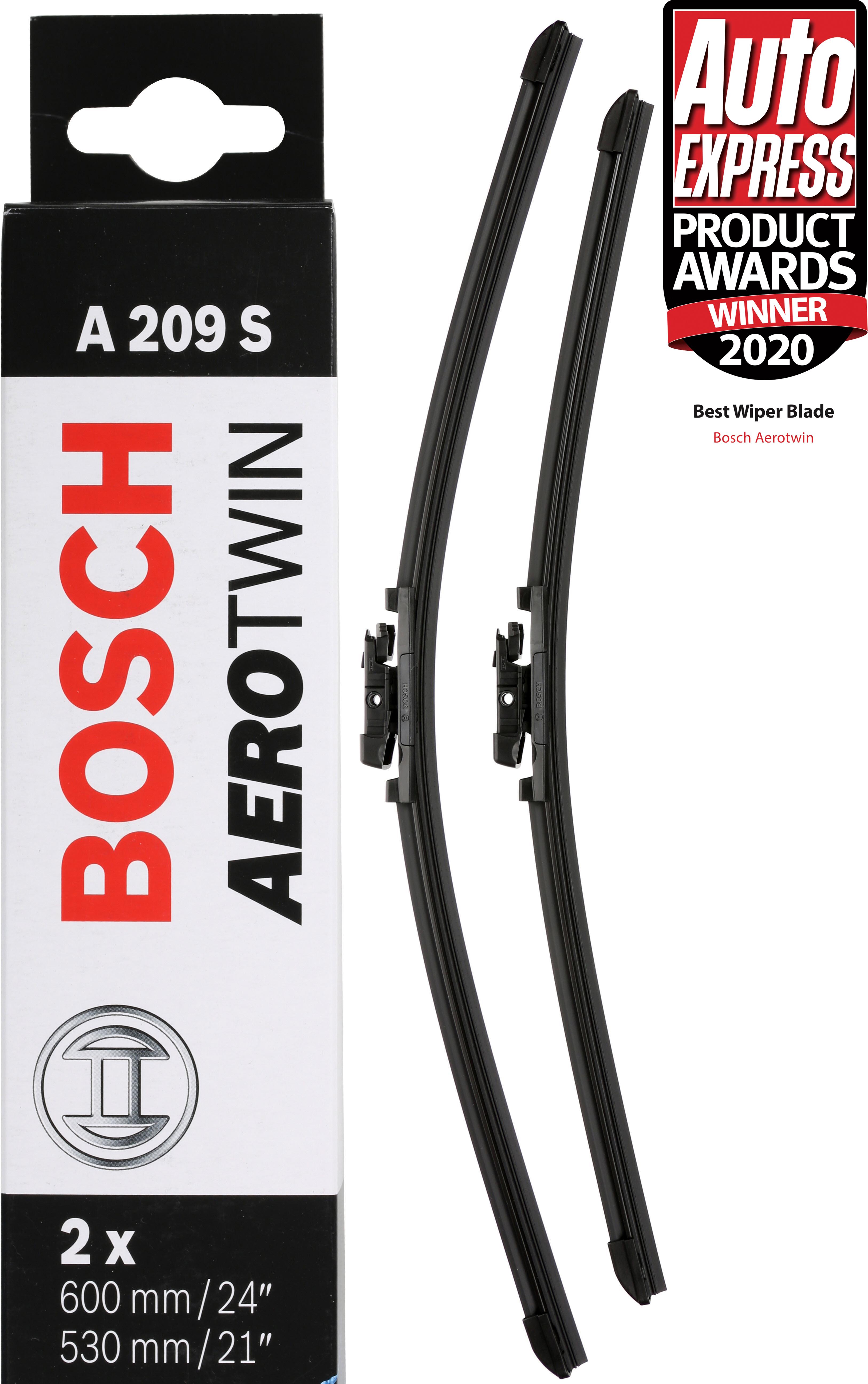 Bosch A209S Wiper Blade - Front Pair