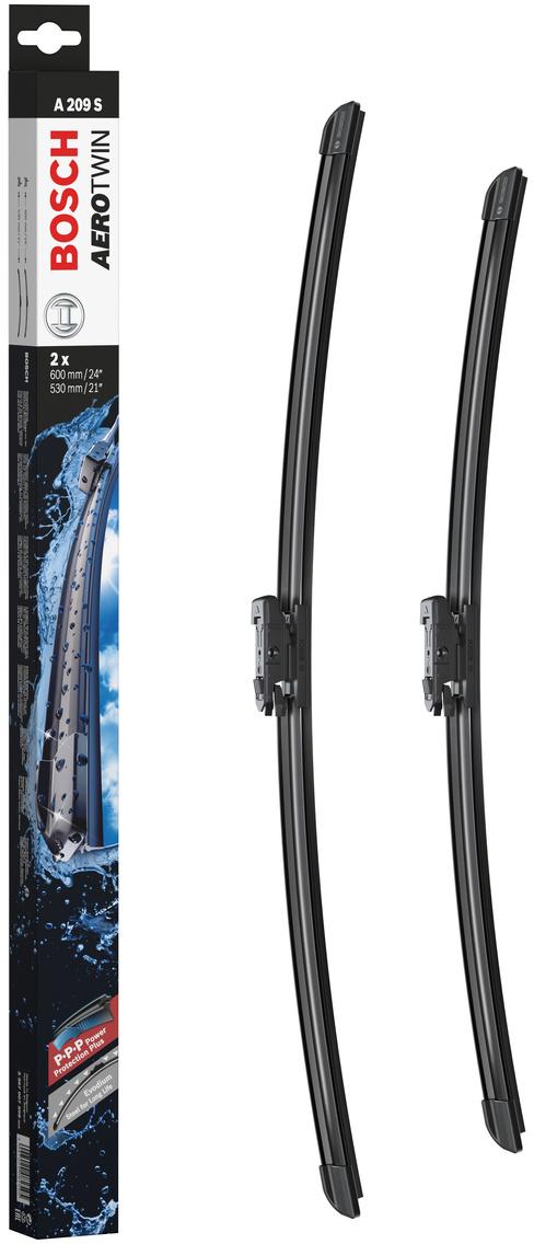 Bosch A209S Wiper Blade - Front Pair