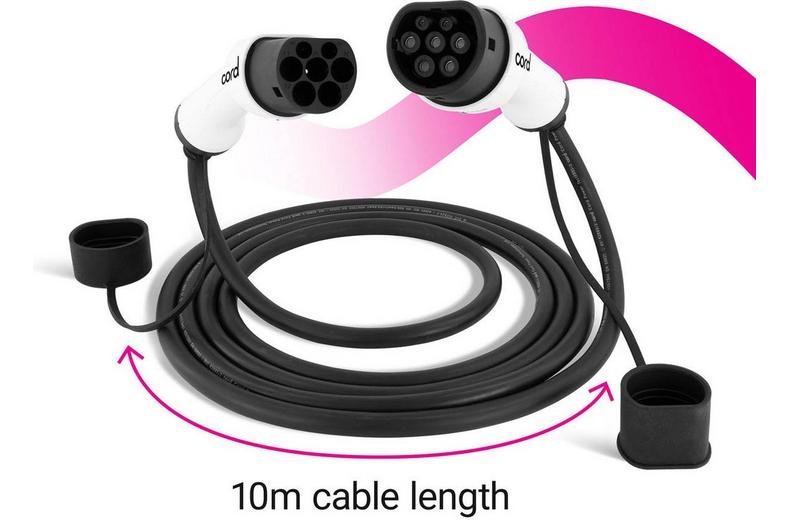 Cord EV Charging Cable 10m - 7.4kW Single Phase Type 2 Cord EV Charging Cable 10m - 7.4kW Single Phase Type 2