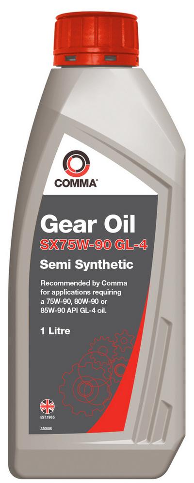 Comma Gear Oil SX75W/90 GL4 1L Comma Gear Oil SX75W/90 GL4 1L