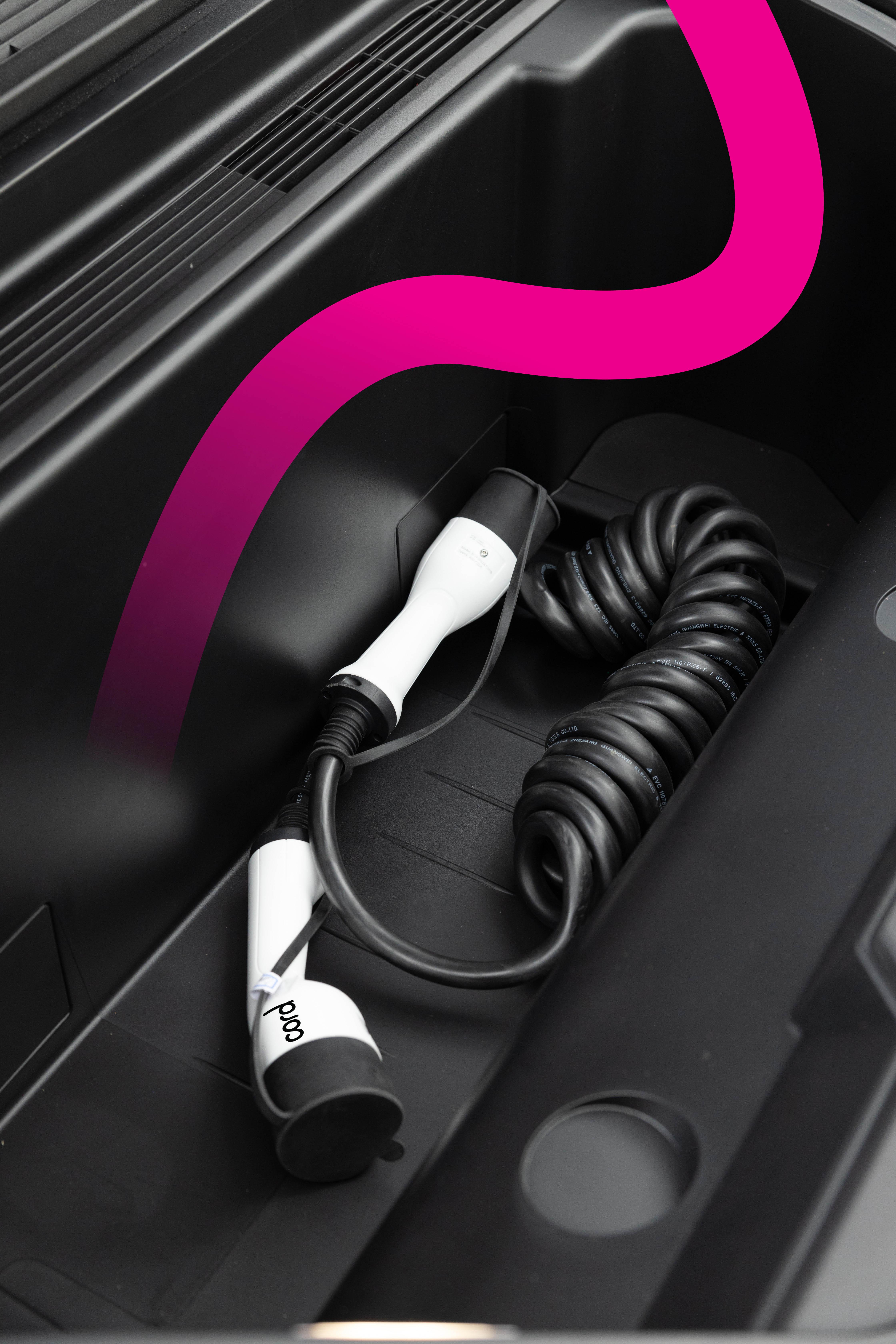 Cord Coiled Charging Cable 5 metre 380V 32A 22KW