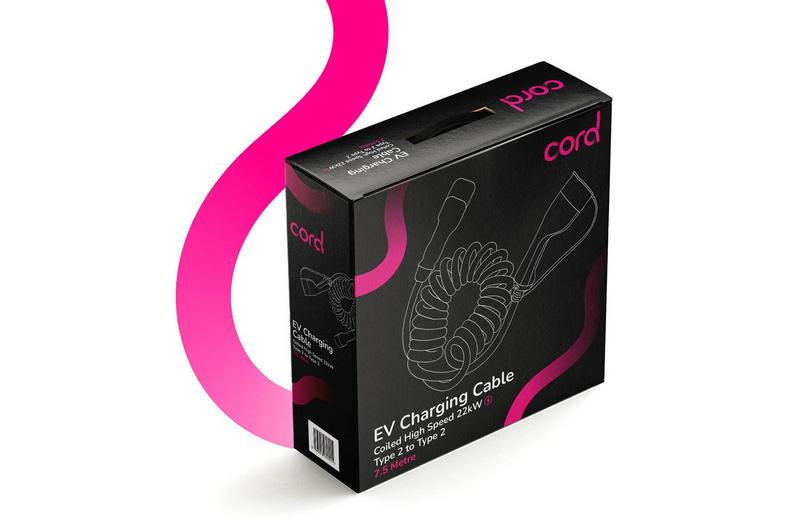 Cord EV Coiled Cable 7.5m - 22kW Three Phase Type 2 Cord EV Coiled Cable 7.5m - 22kW Three Phase Type 2