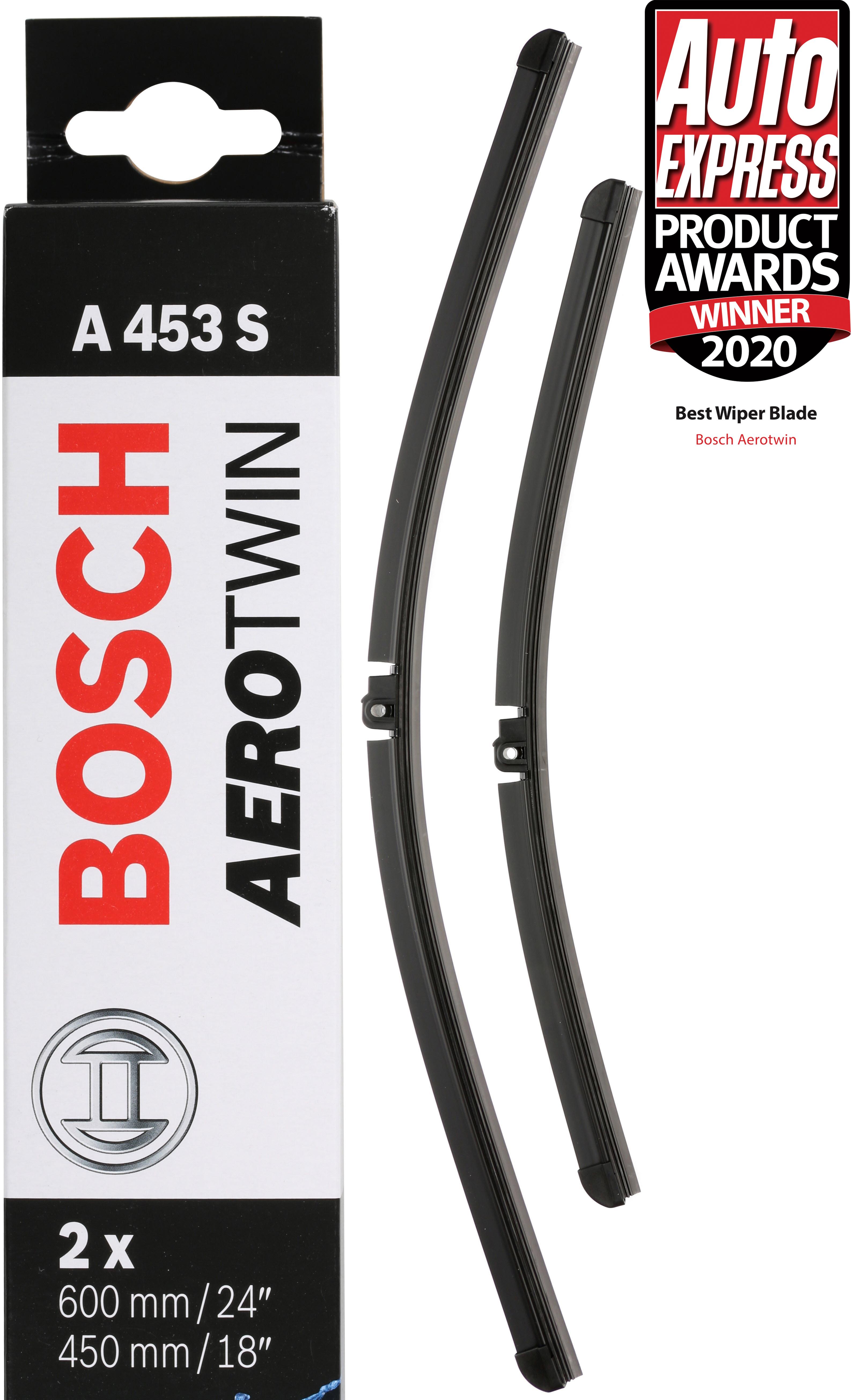 Bosch A453S Wiper Blade - Front Pair