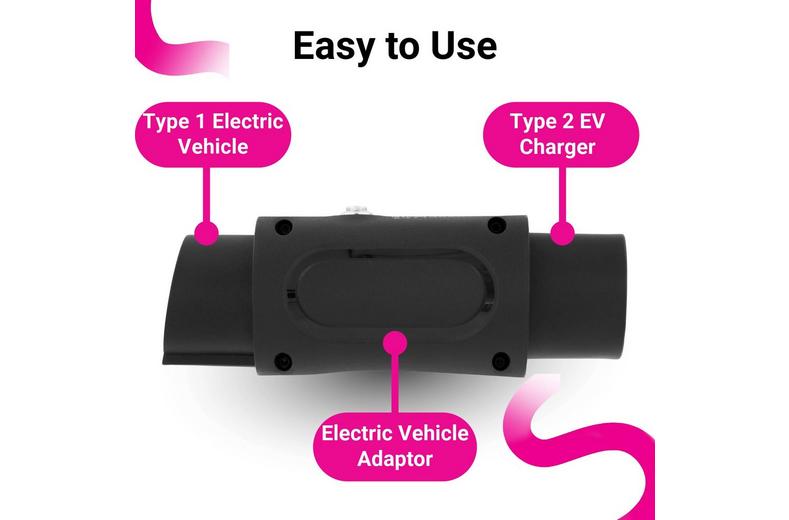 Cord Type 2 to Type 1 Adaptor - 7.4kW Cord Type 2 to Type 1 Adaptor - 7.4kW