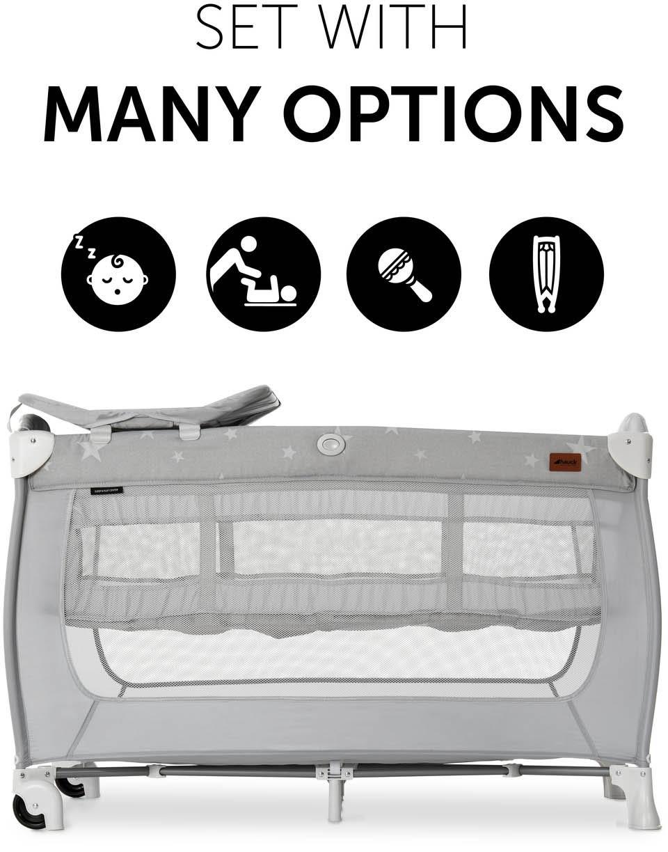 hauck Sleep N Play Center Travel Cot - Stars
