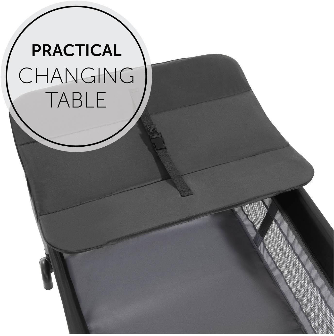 hauck Sleep N Play Center Travel Cot - Mickey Mouse Grey