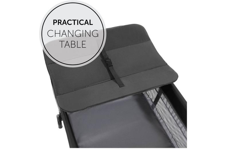 hauck Sleep N Play Center Travel Cot - Mickey Mouse Grey hauck Sleep N Play Center Travel Cot - Mickey Mouse Grey