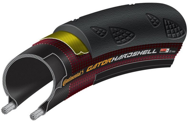 Continental Gatorskin Hardshell Folding Bike Tyre, 700x32c Continental Gatorskin Hardshell Folding Bike Tyre, 700x32c