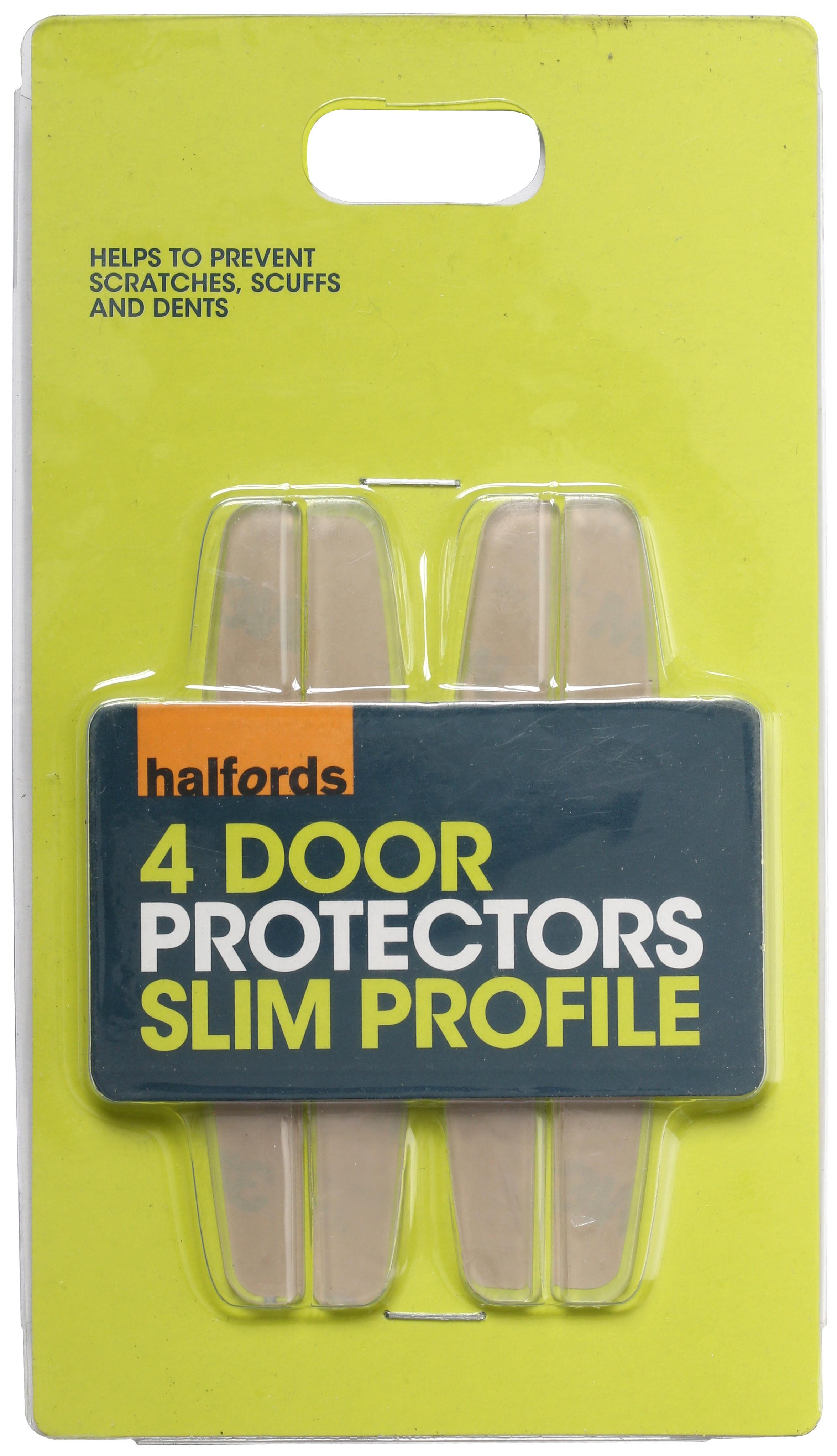 Halfords Clear Slimline Door Guard X 4