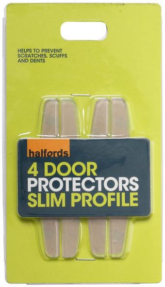 Halfords Clear Slimline Door Guard x 4