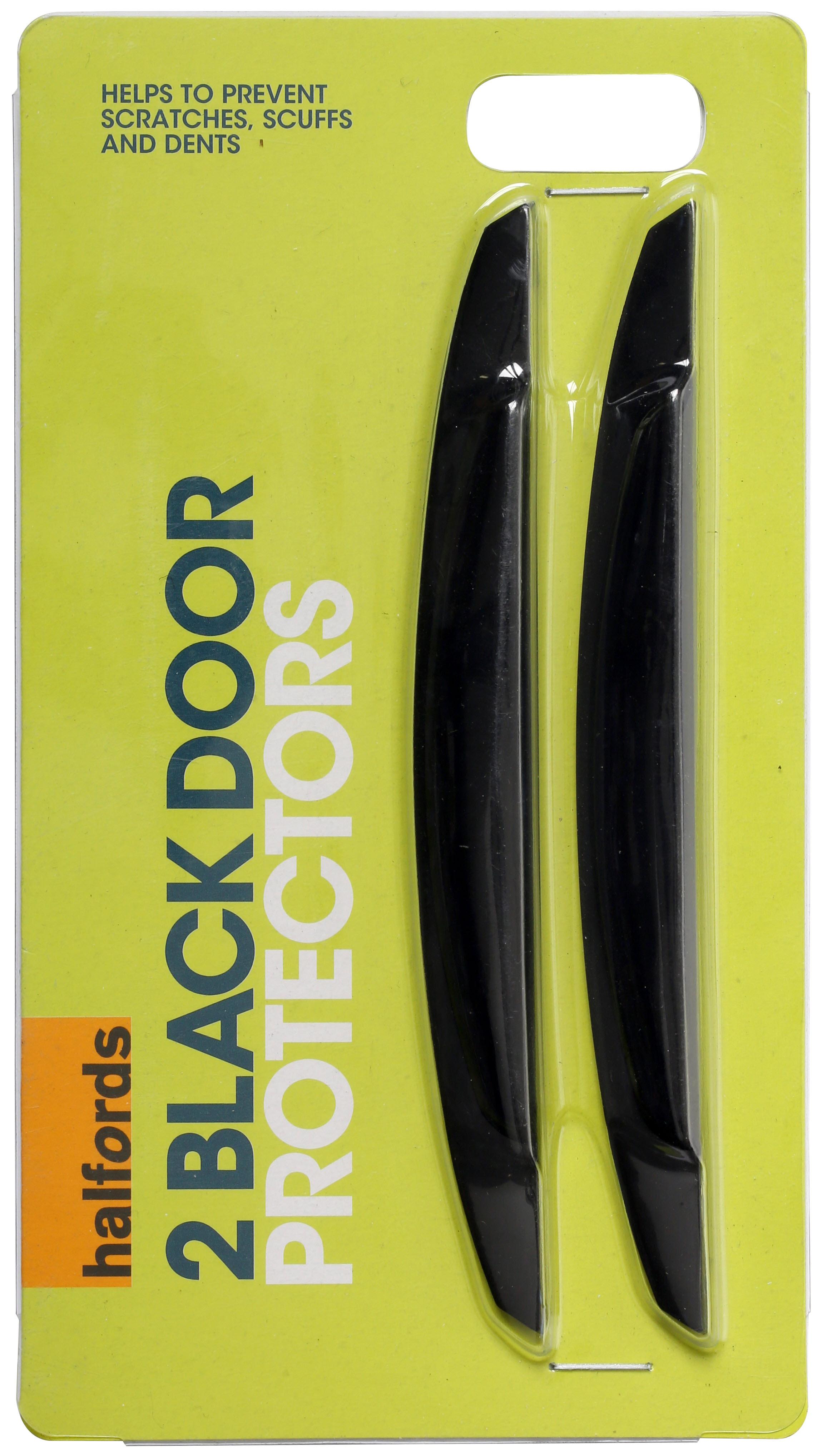 Pro Motor Universal Black Rubber Door Edge Guards – 4-Pack Paint Scratch Protector