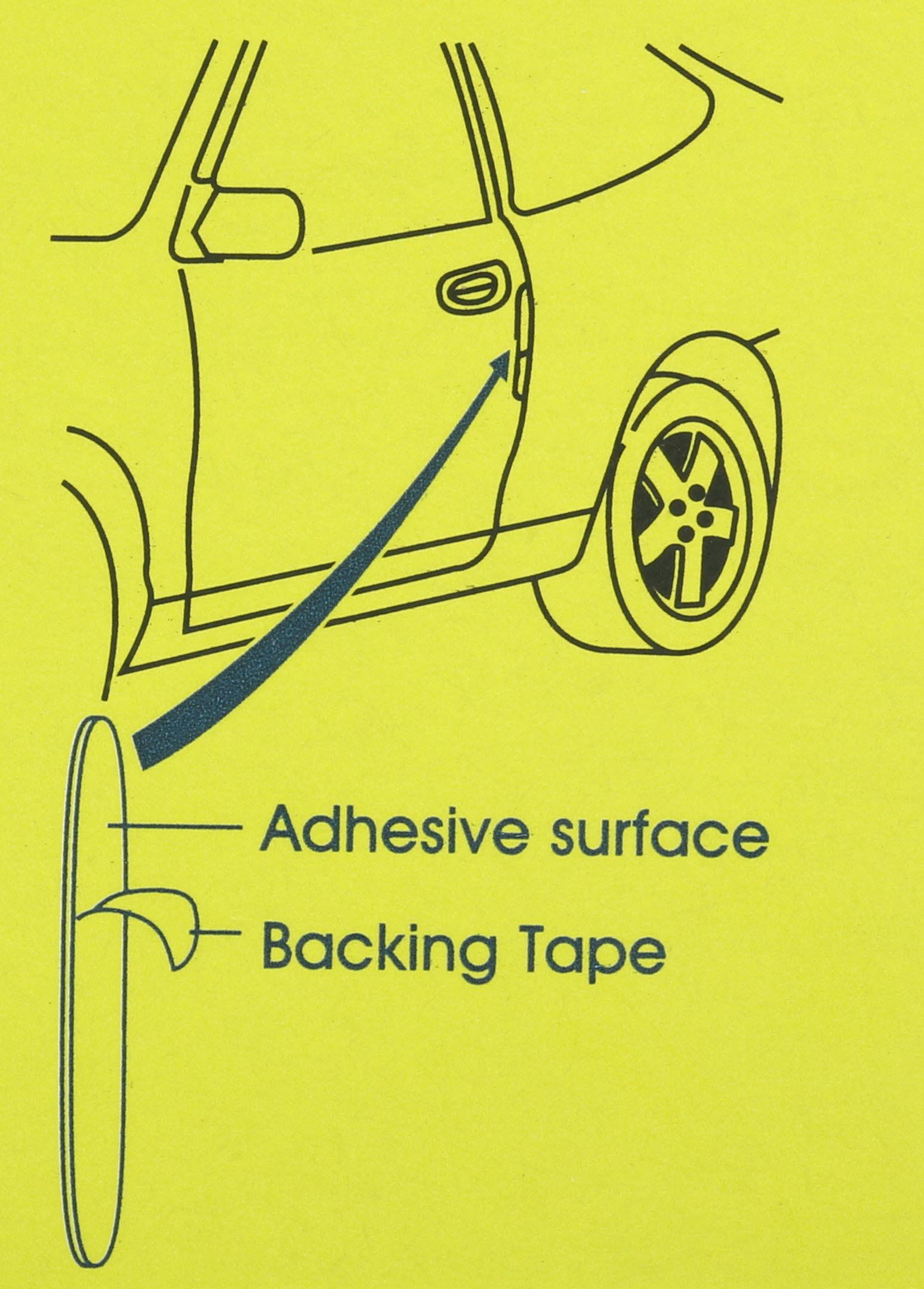 Halfords Door Guard Black - Pack of 2