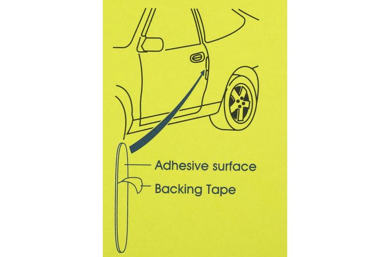 Halfords Door Guard Black - Pack of 2 Halfords Door Guard Black - Pack of 2