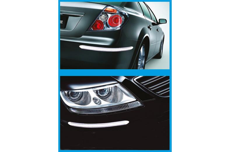 Halfords Chrome Bumper Guards - Pack of 4 Halfords Chrome Bumper Guards - Pack of 4