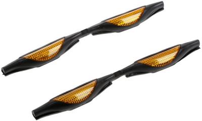 Halfords Universal Door Guards Amber x 2 Halfords Universal Door Guards Amber x 2