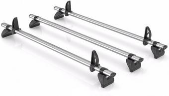 Rhino KammBar Fleet - 3 Steel Bars, 1.6 m wide - Fixed and T-Track