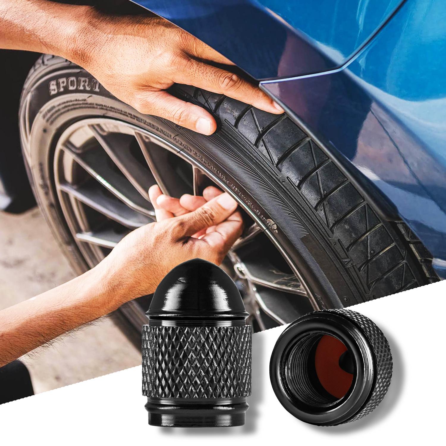 Halfords Dome Caps Black