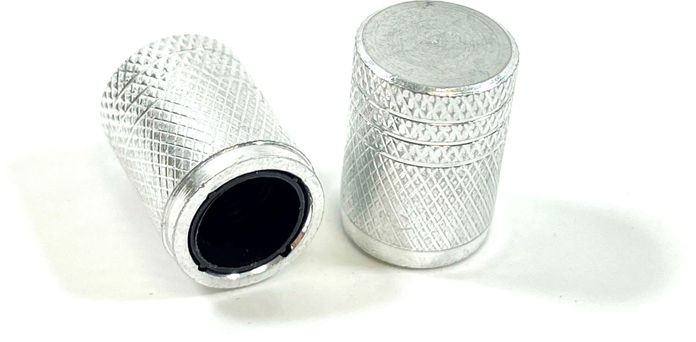 Halfords Flat Valve Caps Chrome