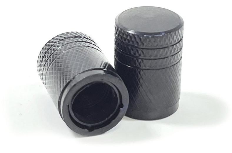 Halfords Flat Black Valve Caps Halfords Flat Black Valve Caps